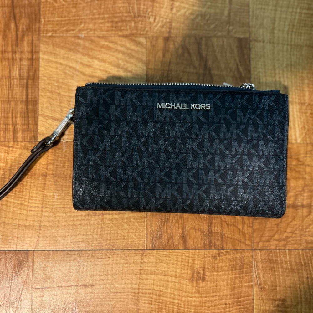 Michael Kors wristlet wallet.
